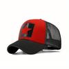 Five pointed star printed baseball cap,truck driver's dad's hat with multiple colors to choose from,essential for outdoor travel