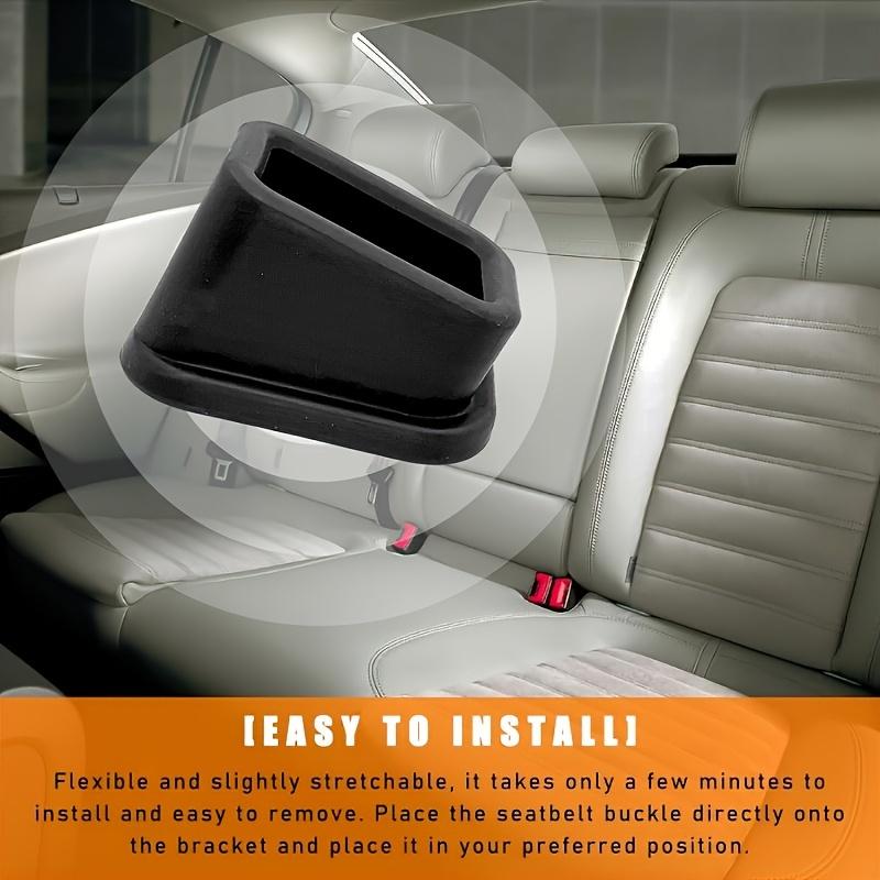 Car Seat Belt Buckle Cover EVA Anti Scratch Seatbelt Button Protector Seat Belt Protection Cover Auto Accessories Auto Interior