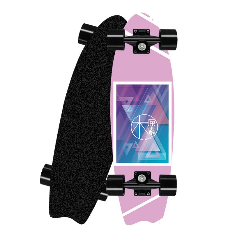 Professionelles Surfland-Skateboard aus Ahorn mit Einzelrocker, Cruiser-Skateboard, Longboard, Kindersport, Straße, Outdoor-Fitnessstudio