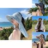 Summertime Wide Brim Sun Hat For Women With Breathable Polyester Fabric For Outdoor Sun Protection