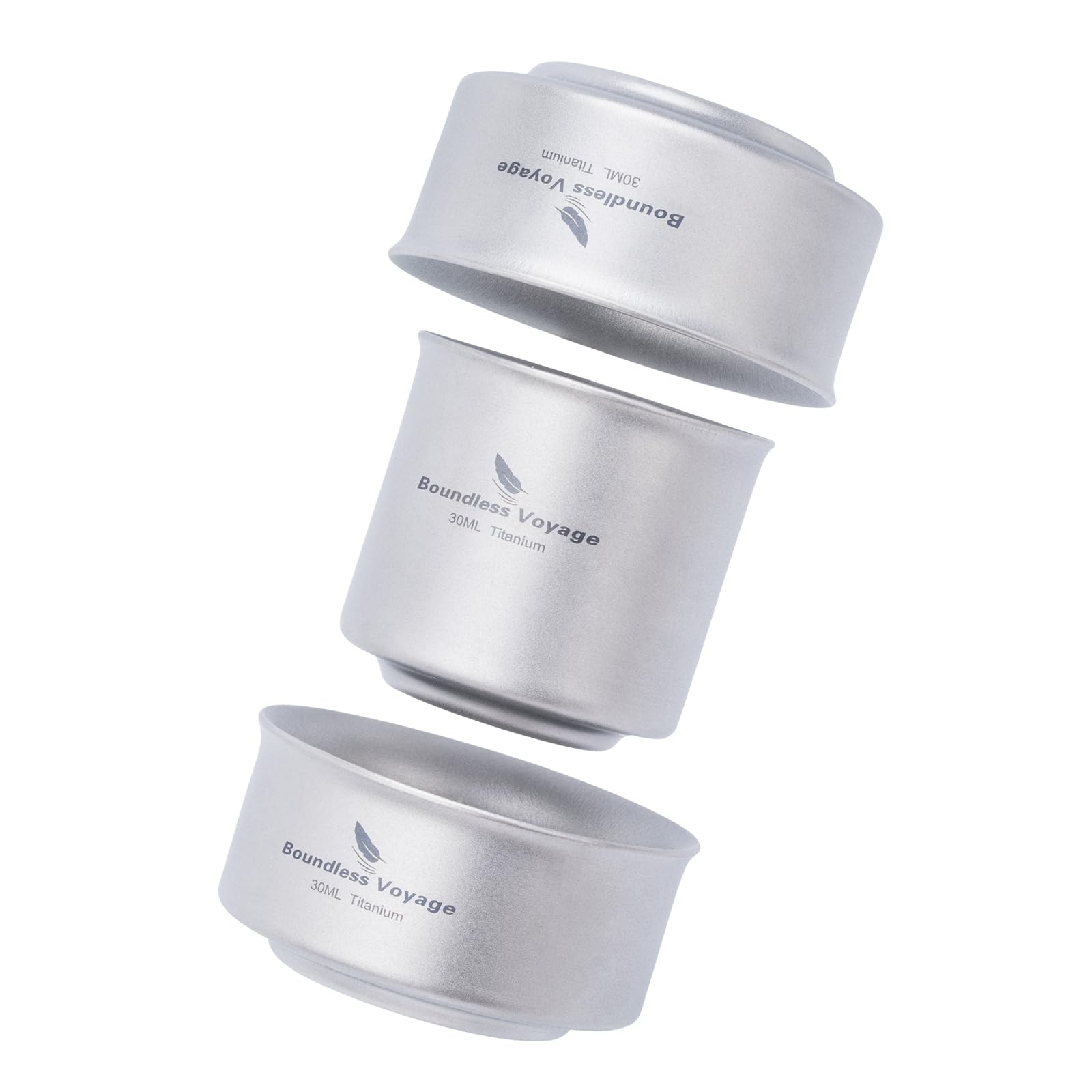 

Boundless Voyage Titanium Sake Perfect for Hot and Outdoor Activities of Cups, 30ml, Ultra-Lightweight, Double-Walled, Stylish, Camping, Sake, Sake,