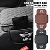 Leather Car Armrest Box Center Console Protection Storage Pad For MINI Cooper R60 R56 F56 F55 F57 F60 Countryman Convertible