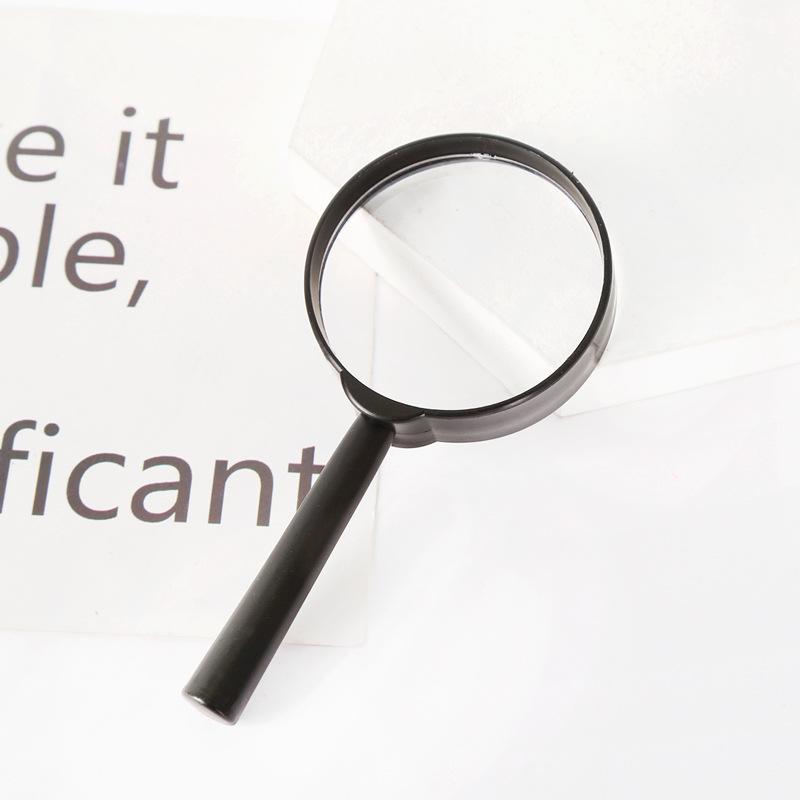 Handheld Magnifying Glass for Elderly Reading - Ideal for Newspapers; Compact Magnifier Gift.