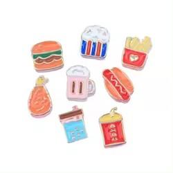 New Hot Sale Kawaii Cabochons Artificial Food Animal Fruit Design Resin with Flat Back for Souvenirs
