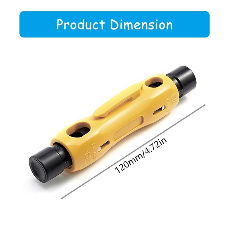 Stripping Tool Coax Coaxial Cable Wire Pen Cutter Stripper for RG59 RG6 RG7 RG11 Wire Stripping Pliers Tool Crimping