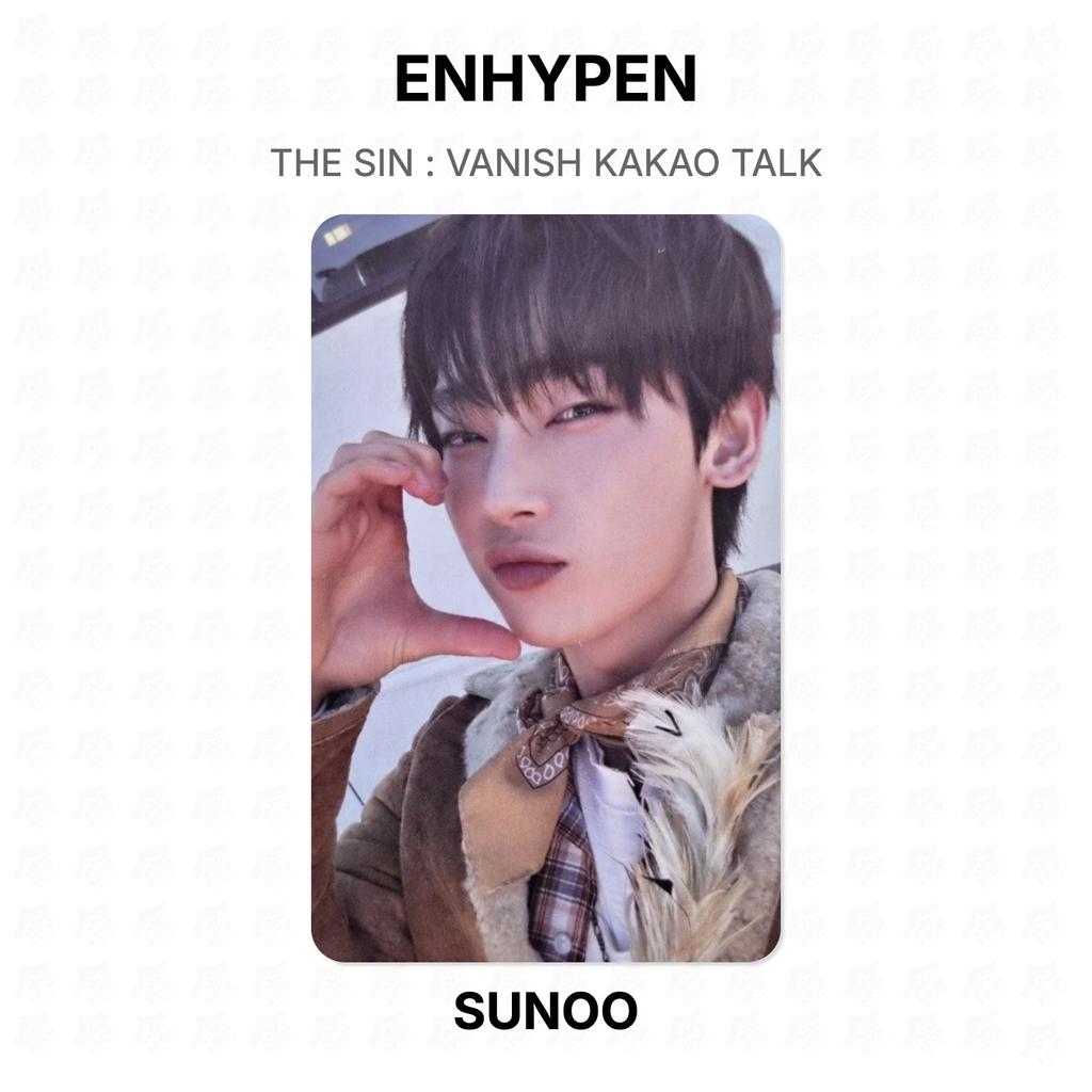 ENHYPEN THE SIN : VANISH KAKAO TALK Official Photocard