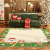Christmas Living Room Decoration Rug Large Area Anti-slip Mat Fluffy Soft Children Rugs Cute Cartoon Bedroom Decor Plush Carpet