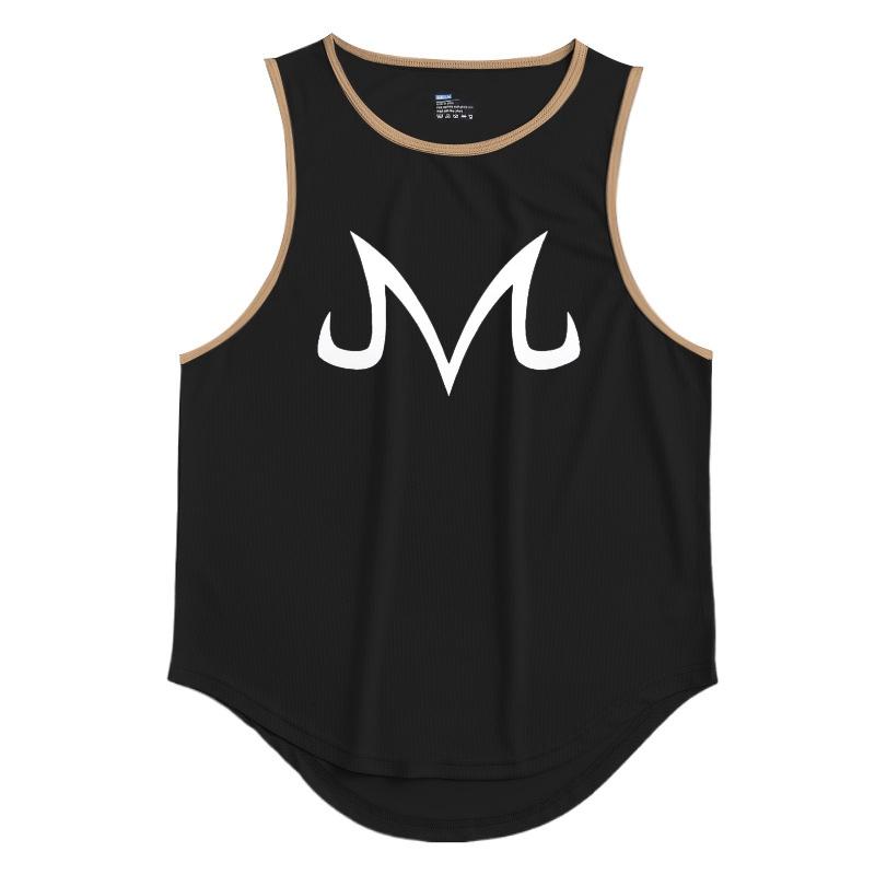 Anime Z T Gym Gilet Muscolare da Uomo in Rete Senza Maniche per Fitness Corsa Abbigliamento da Allenamento Canottiere da Bodybuilding Canotta ad Asciugatura Rapida