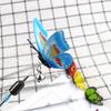 Juguete telescópico con forma de palo para gatos, con cascabel, interactivo y retráctil, con forma de mariposa, divertido juguete para gatos de interior