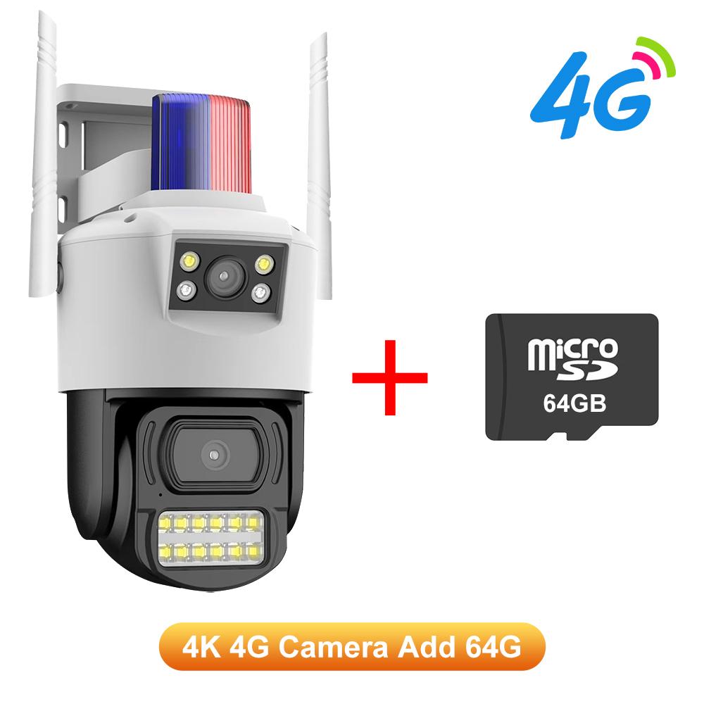 Kamera sieciowa WIFI/4G IP, kamera monitorująca GSM o wysokiej rozdzielczości, automatyczne śledzenie, widzenie nocne, monitoring bezpieczeństwa