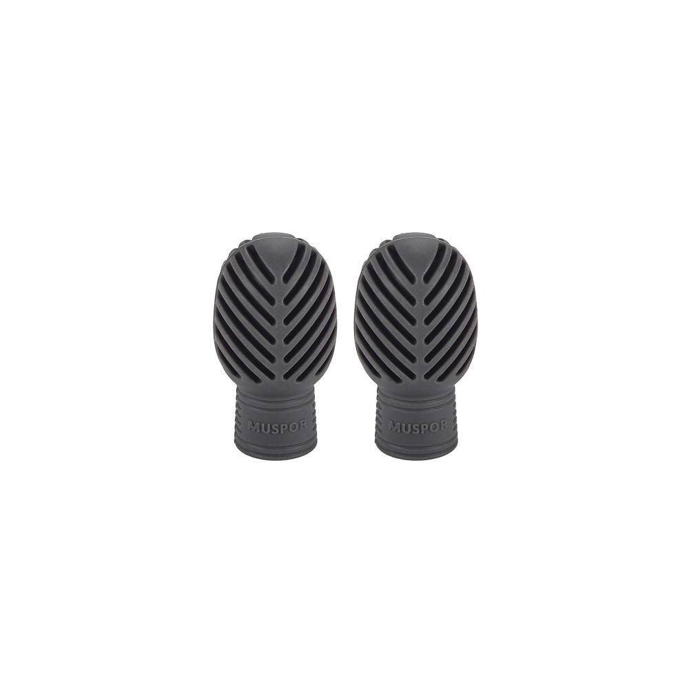 2Pcs Silicone Drumstick Practice Tips Practice Silent Percussion Accessories Tips Damper Drumstick Mute Damper Drumstick