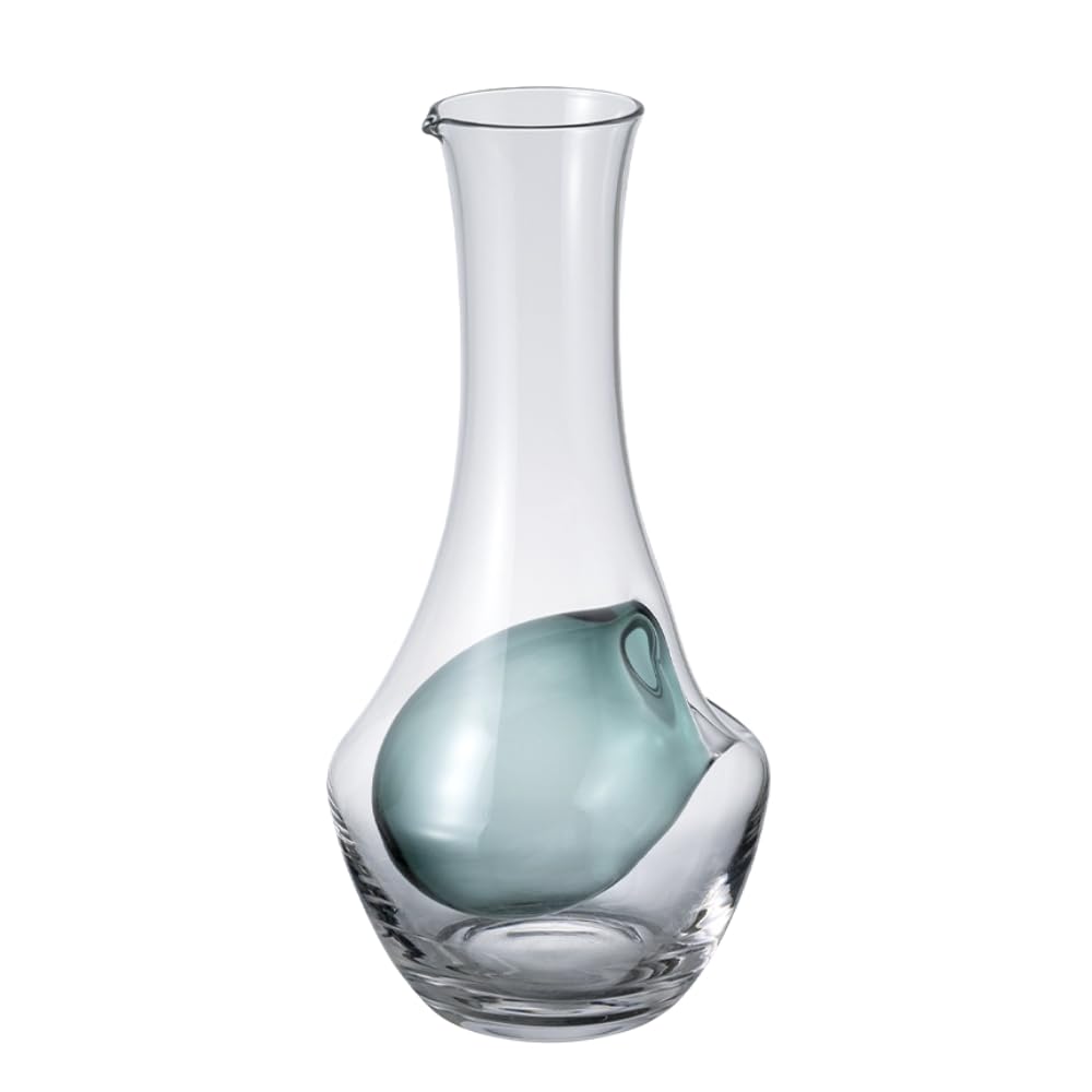 HARIO Cool Carafe 360ml sake ice colored soda sake wine milk N, capacity, clear/green glass, carafe, pocket, glass, glass, carafe, decanter, pitcher,