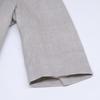 Y's YS-J06-302 Gray Linen Peak Lapel Coat Coat 1 grayUsed