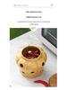 Creative Ceramic Storage Jar with Ventilation for Garlic, Ginger, and Chili Peppers