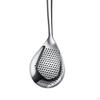 304 Stainless Steel Skimmer Slotted Spoon Anti Scald Handle Kitchen Strainer Ladle