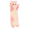 Cat Plush Long Toy Soft Stuffed Kitten Pillow Kids Sleeping Pillow Home Decor