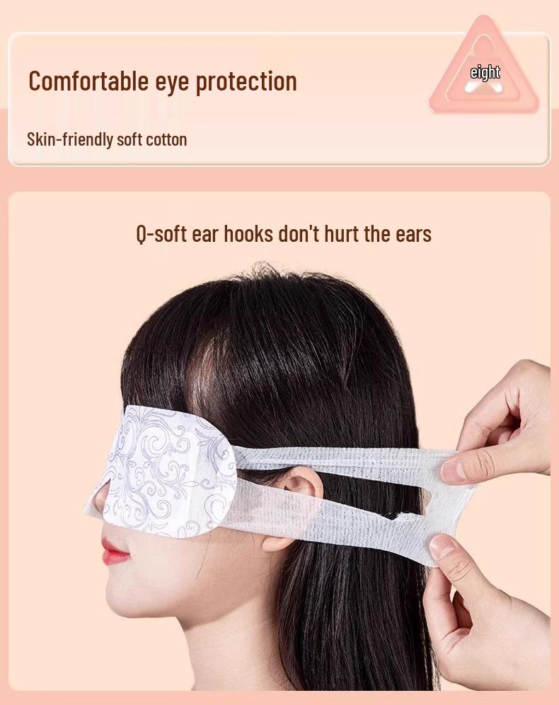 Beheizte Damp-Augenmaske für Schlaf und Müdigkeitslinderung