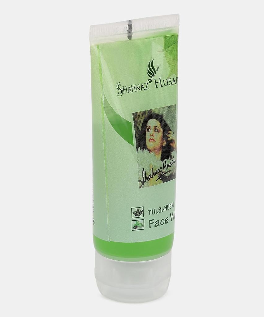Shahnaz Husain Tulsi Neem Ayurvedic Herbal Face Wash 50 G Pack of 1 Gentle Cleansing Natural Fresh Skin Care Daily Use
