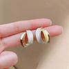 Korean Versatile Light Luxury Drop Ferret Geometric Stud Earrings Design High-end Temperament Earrings Earrings