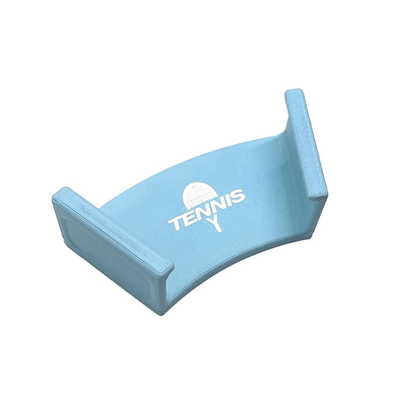 Wall Mounted Tennis Racket Wall Rack Plastic Self-Adhesive Badminton Rackets Holder Durable Punch-Free 1Pc
