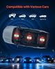 Car Audio Amplifier, 4-Channel Bridgeable Car Amplifier, Multichannel Class D Stereo Amp, Max. 4 x 420W at 4 Ohms / 4 x 600W at 2 Ohms, High Output,