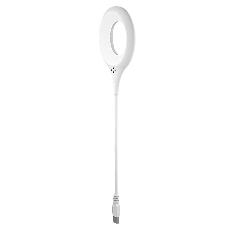 AI-Controlled Dimmable LED Bedside Night Light with USB Port