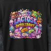 Lactose Intolerant, Vintage Shirt, Cringy Shirts, Gen Z, Humor Lactose Intolerant Shirt, Bootleg, Milk Joke Shirts, Cow Shirt, Cat, Gifts
