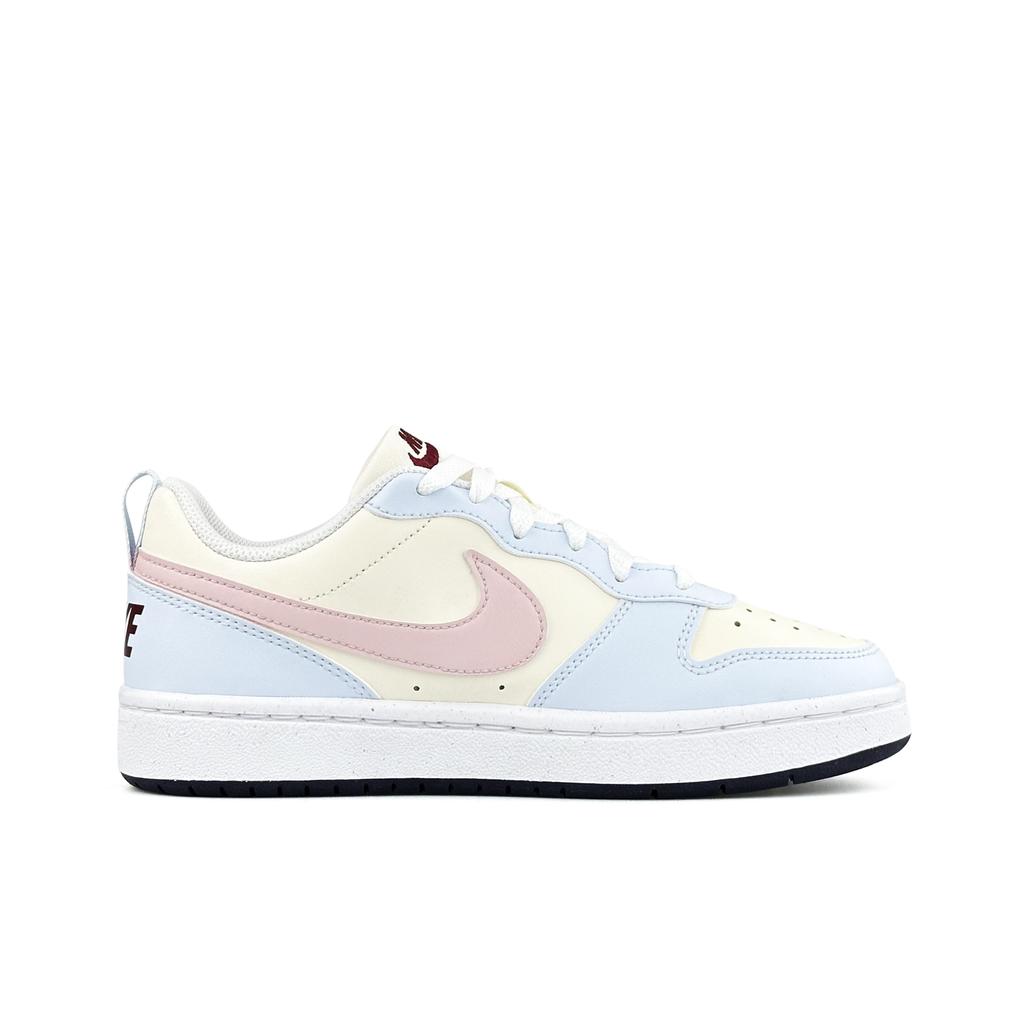 Nike Court Borough Abrasion Resistant Low Top Skateboard Shoes Women's Blue Pink FV8120-141(Team1626-)