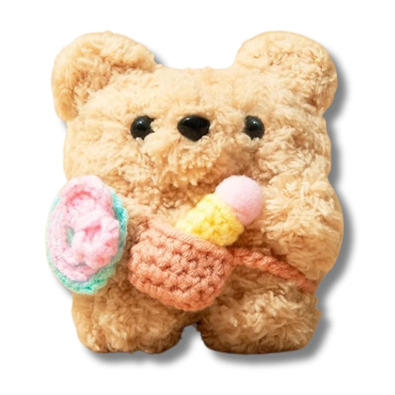 

[PANDA MONO]AirPods 4 case air pods 4th generation exclusive cover protection cute woman male knit material Fluffy lightweight earphones headphone