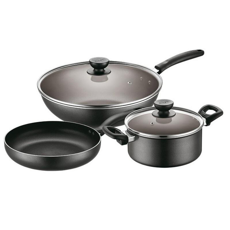 SUPOR Colorful Non-stick 3-Piece Cookware Set