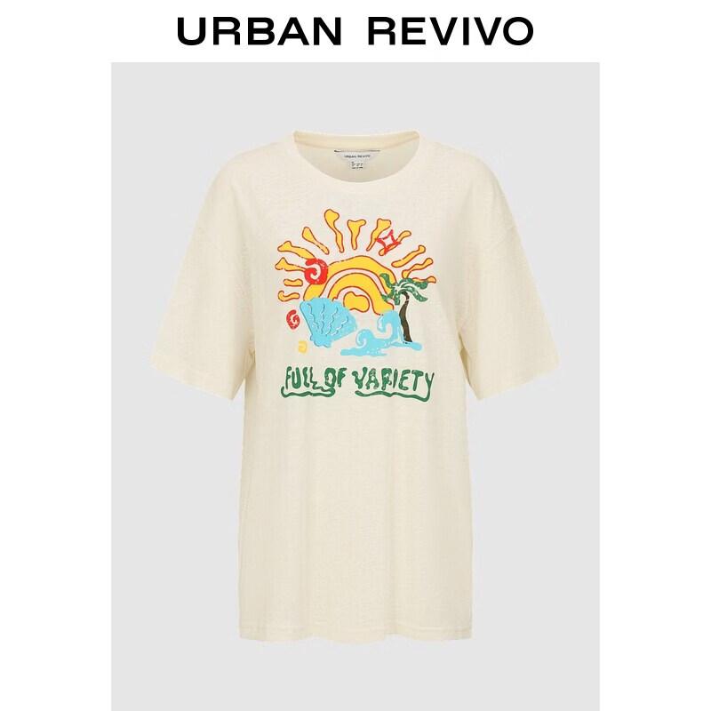 UR2026 Women s Casual Graphic Short Sleeve T-Shirt M
