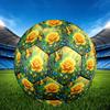 1pc Butterflies Yellow Roses Durable Size 5 Soccer Ball Professional Match Training Football Indoor &Outdoor Sports Ball P60184