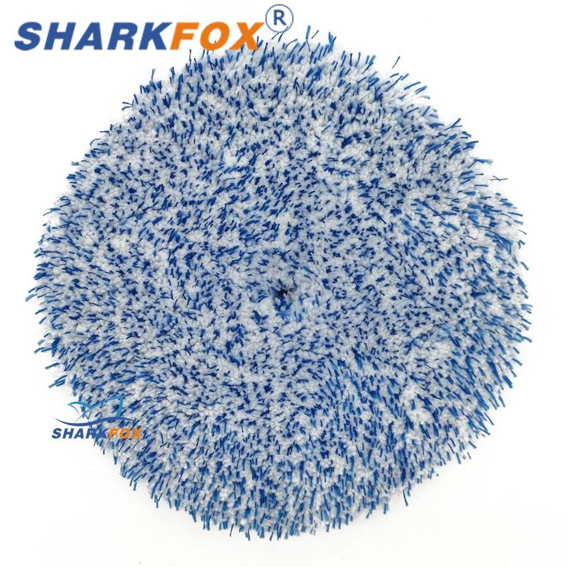 Sharkfox 1Pieces 5/6inch Microfiber Polishing Pad For Cars Body Polish Micro Fiber Polishing Wheels For DA/RO Car Polisher