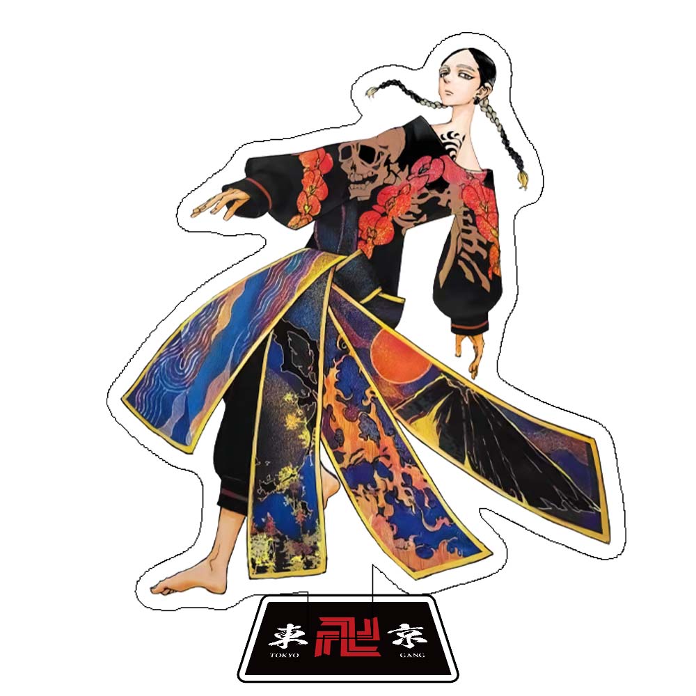 Anime Tokyo-revenge Acrylic Bracket Model Character Manjiro Sano Draken Model Desktop Ornament Standing Fan Collection Gift