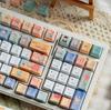 MAIMOOO Keycap Van Gogh Hoshikawa Cherry Five-Sided Dye-Sublimated Custom Pbt White Keyboard Keycaps
