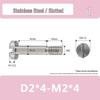 Stainless Steel M2-M2.5 Slotted Partial Thread Shoulder Bolt Screw