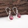 Rhodolite Gemstone Jewelry, Handmade Silver Jewelry, 925 Solid Sterling Silver Earrings, Gorgeous Silver Earrings For Wedding Gift