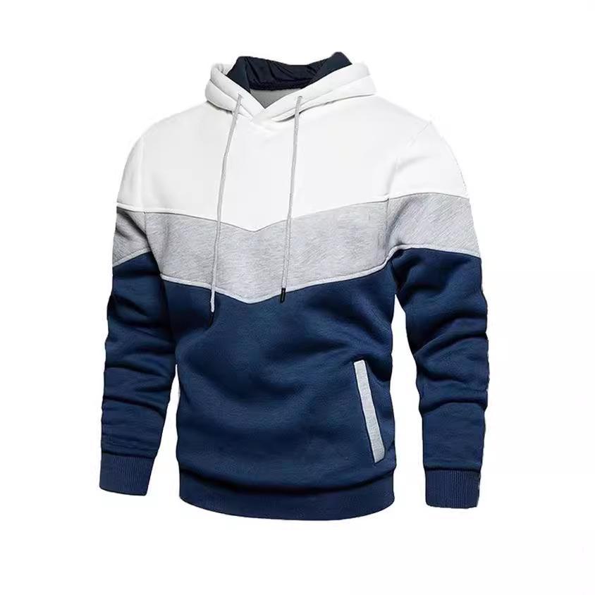 Sweat à capuche à manches longues pour homme - Veste décontractée ample et chaude pour l'automne/hiver