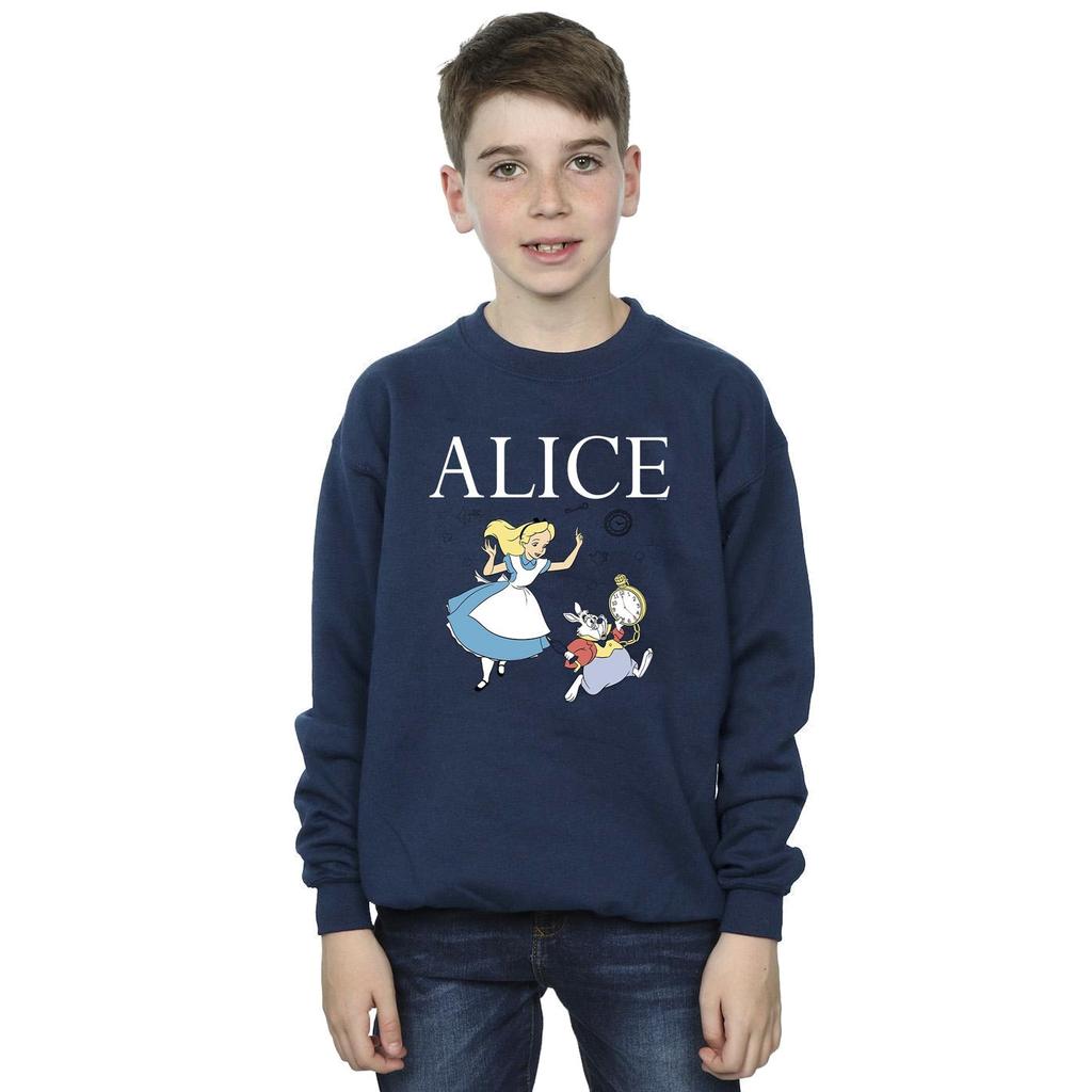 Disney Alice im Wunderland Follow The Rabbit-Sweatshirt für Jungen