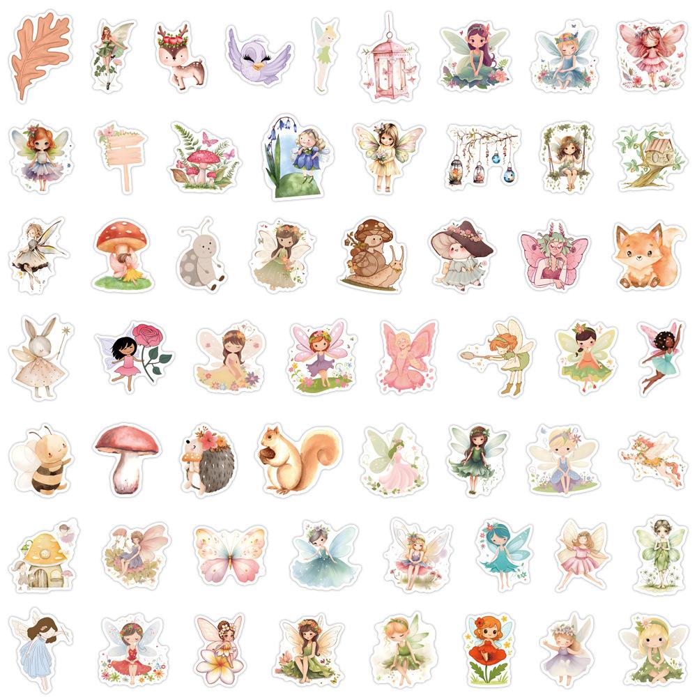 110 New Fairy Elf Graffiti Stickers Decorate Scooter Suitcase DIY Stickers