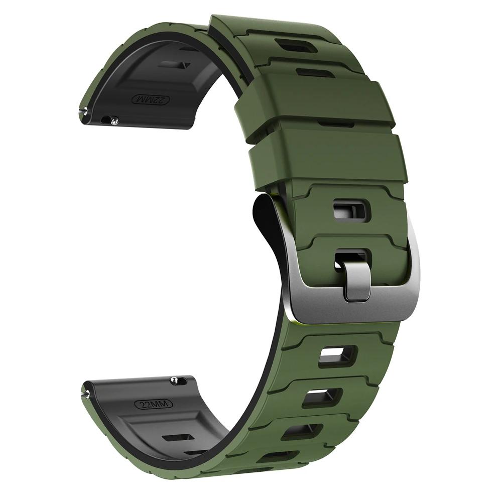 22mm Silicone Wrist Strap For Huami AMAZFIT BIP 6 5/GTR 2 2e 3pro 4 47mm Sports Bracelet For AMAZFIT BALANCE 2 Replace Watchband
