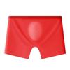 Men's Ultra-Thin Ice Silk Seamless Boxer Briefs - Lightweight, Breathable Summer Shorts