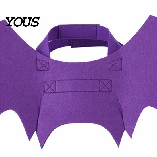 Pet Photo Prop Costume Cat Bat Wings, Halloween Costume, Puppy Cosplay Outfit, Wings Cute for Cats Dogs Party Dress Up Accessory