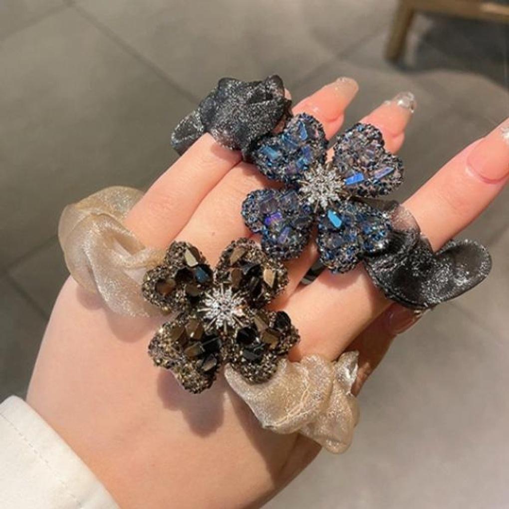 

Женские роскошные резинки для волос с бусинами Чомчом, 2 шт. 2-piece set