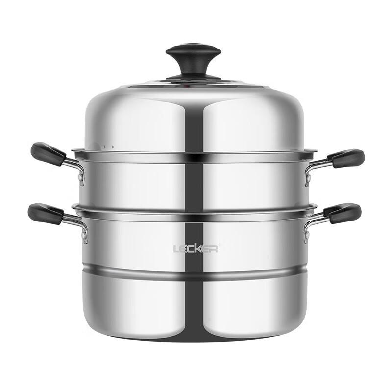 Lecker 2-Layer Stainless Steel Steamer Pot