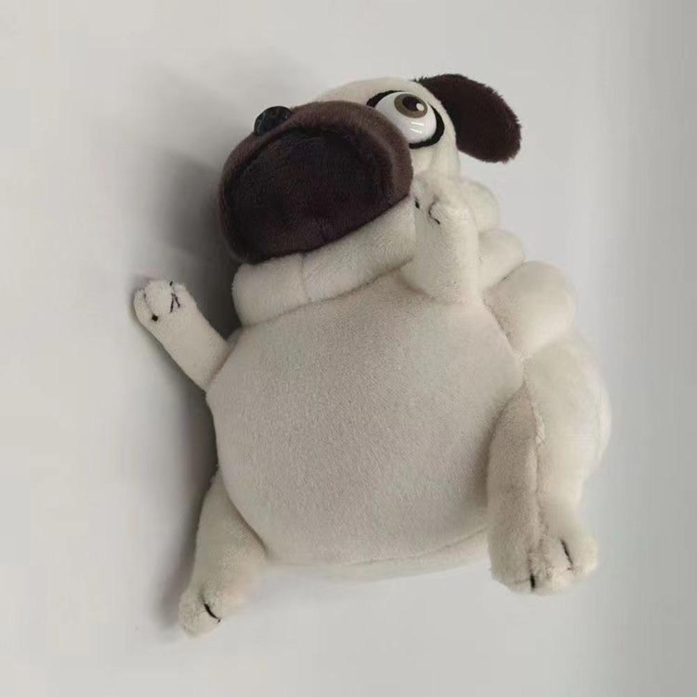 Dog Simulation Animal Model Plush Toy Sand Sculpture Puppy Funny Plush Pug Dog