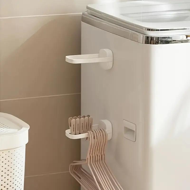 1PCS Clothes Hanger Storage Artifact Foldable Bathroom Balcony Wall-mounted Clothes Hanger Storage Rack Multi-function Storage Rack