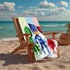 PJ Masks Fashion Beach Towel: Ideal for Summer Adventures Soft, Absorbent and Quick Drying Suitable for Swimming and Bathing