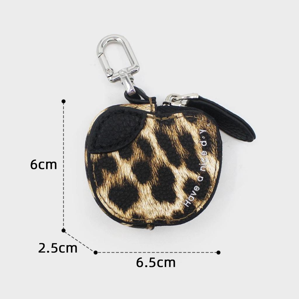 Strawberry Fruit Coin Purse Keychain: Mini Gift Pouch Pendant