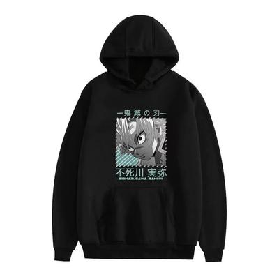 Demon Slayer Mens Casual Hoodie Sweatshirt CARTOON Hoodie Pullover Unisex Oversized Sweatshirt
